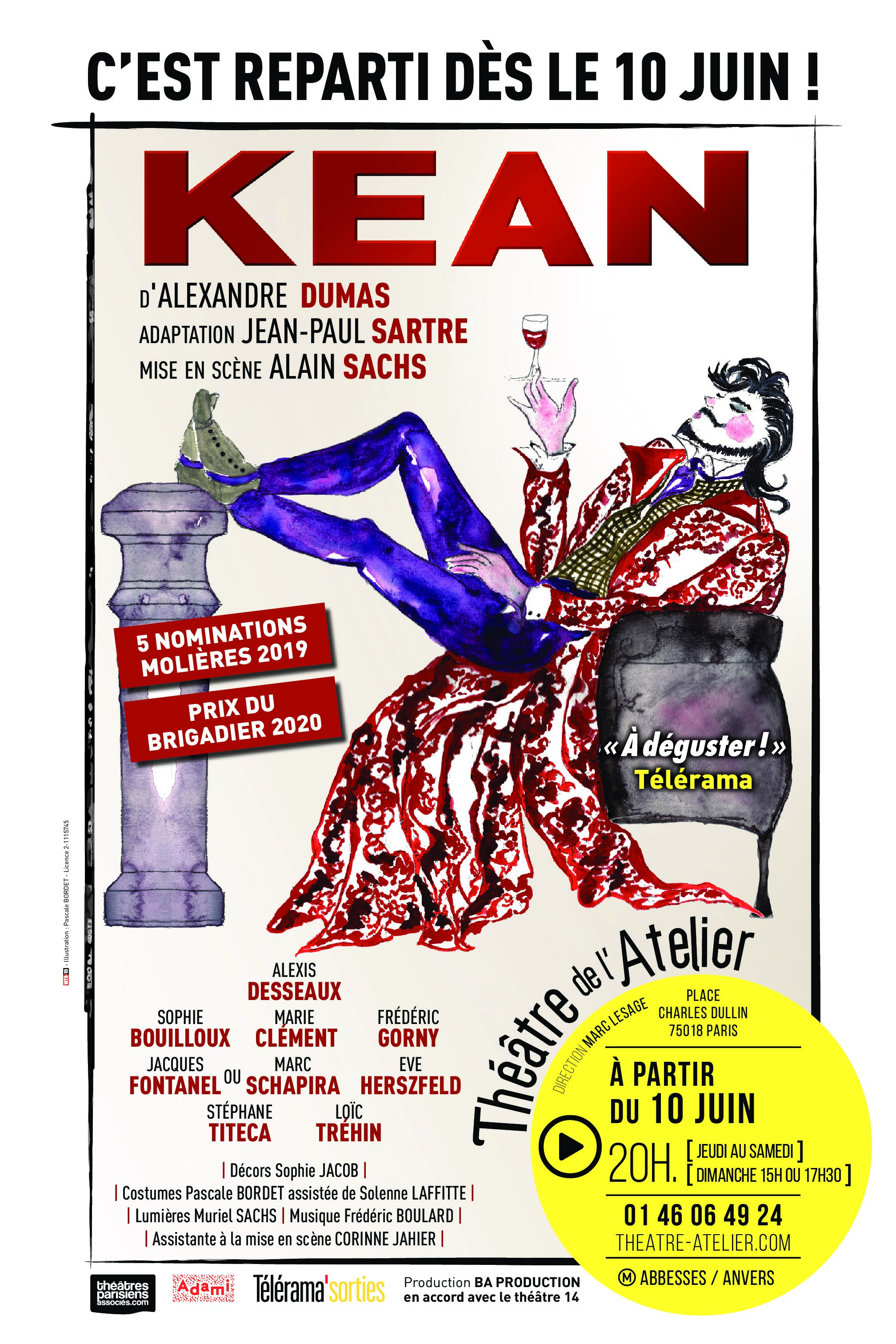 KEAN 40x60 THEATRE ATELIER 2021