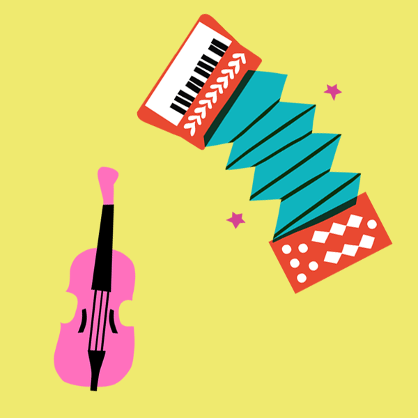 Cordes et accordéon