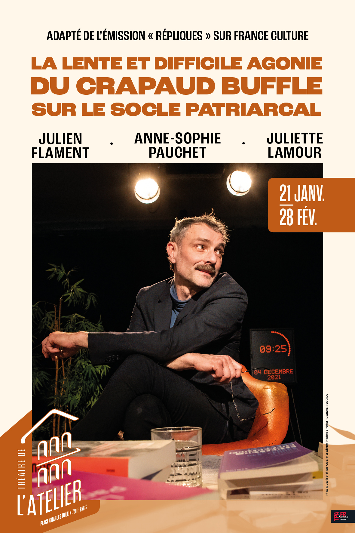6 - LA LENTE ET DIFFICILE AGONIE DU CRAPEAU_AFFICHE_40x60