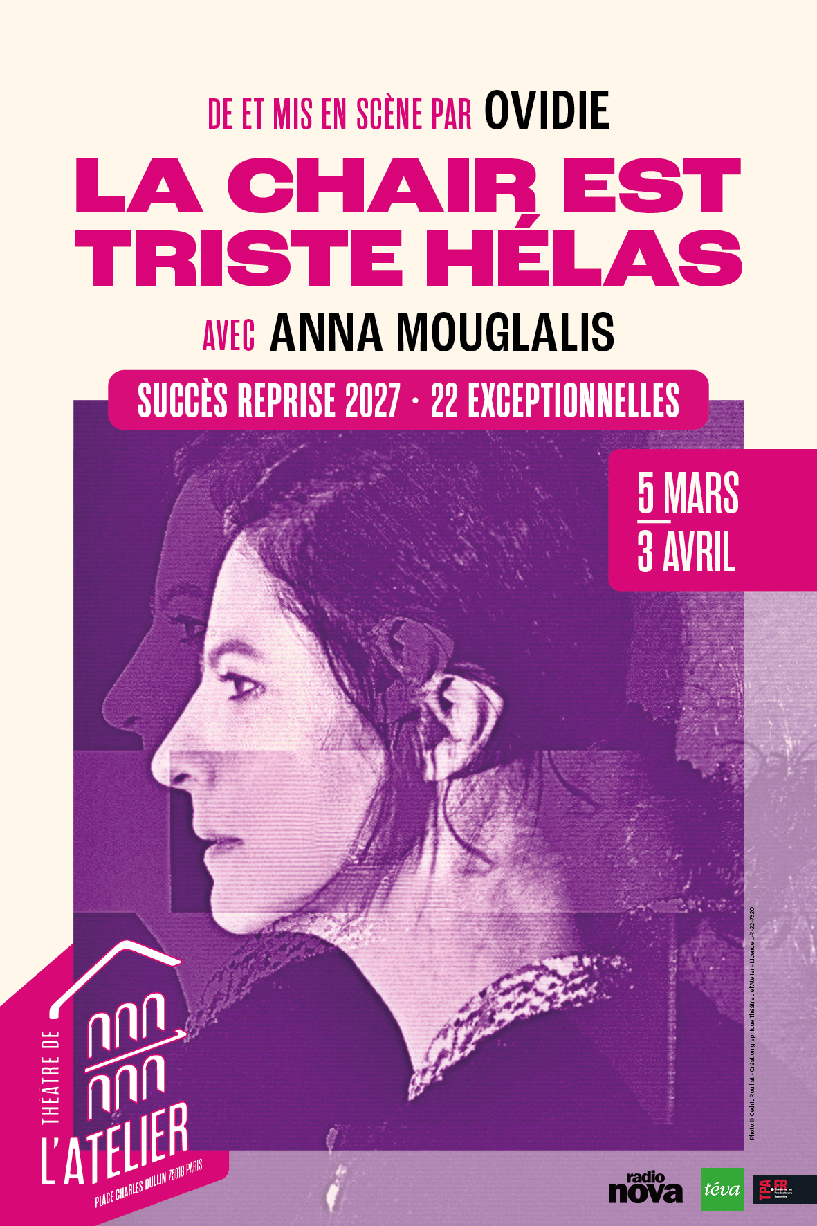 7 - AFFICHE LA CHAIR EST TRISTE HELAS_40x60_26-27